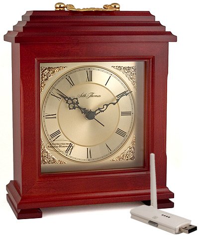 SleuthGear Covert Digital Mantle Clock with USB Receiver with Remote View