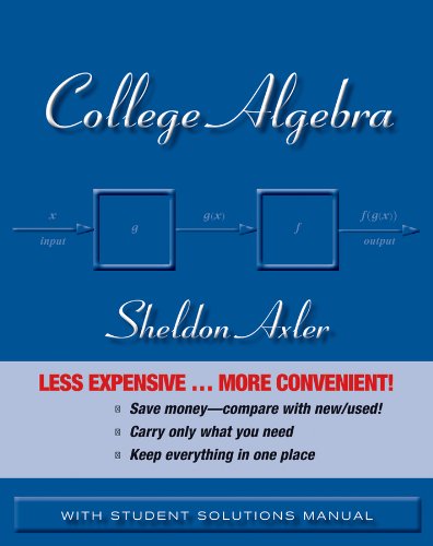 College Algebra 1e Binder Ready Version + WileyPLUS Registration Card