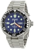 Deep Blue Men's SeadiverkBlu Sea Diver 1k 1000 Meter Dive Watch