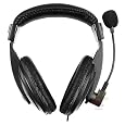 Black VOIP / SKYPE Handsfree Headset [with Microphone ]