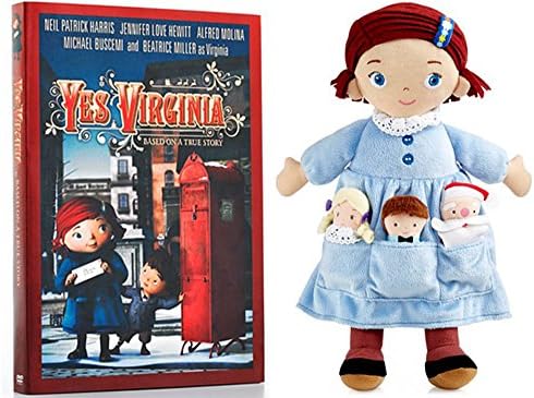 Yes Virginia There Is A Santa Claus 14 inch Doll &amp; DVD Set