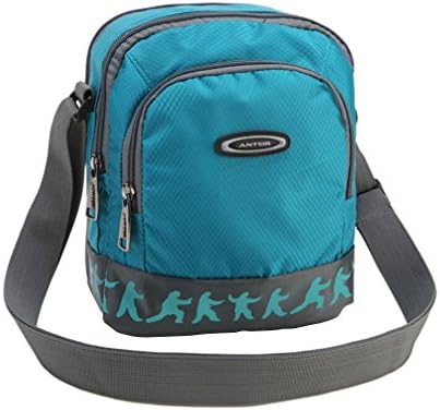 Bagstylee Unisex Nylon Travel Hiking Waist Chest Day Pack Cross Body Fanny Bag for Men Women Blue