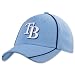 Tampa Bay Rays Road Batting Practice Cap (Sky Blue, Small/Medium)