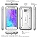 SUPCASE Unicorn Beetle PRO Series Designed for Galaxy S6 Case, with Built-in Screen Protector Full-body Rugged Holster Case for Galaxy S6 (2015 Release) (White/Gray)