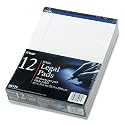 Mead 59172 Wide ruled legal pads, 8-1/2 x 11-3/4, white, 50 sheets/pad, 12/pack