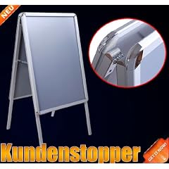 32mm Alu Plakatst�nder Kundenstopper Werbeaufsteller Wetterfest A1