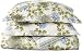 Divatex Waterflower Microfiber Duvet Full/Queen Mini Set, Ivory/Blue