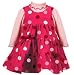 New Triple Tiered Bright Pink Dotted Corduroy Dress ~ 2T to 4T