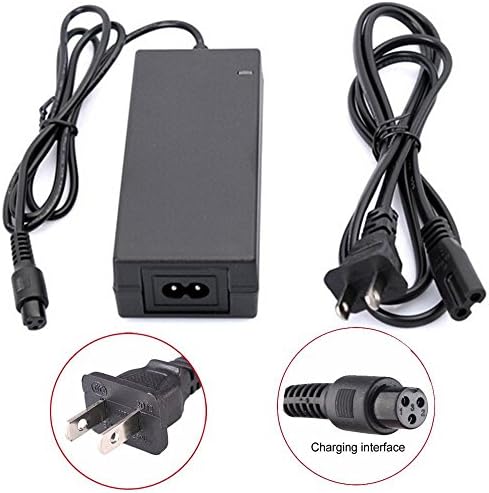 HoverFixer® Universal Battery Charger for Electric Scooter, Power Adaptor Supply 42V 2000mA Fast Charging, US plug