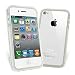 Clear Gel Bumper Case for Apple iPhone 4 with Screen Protector