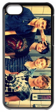 5sos Hard Rubber Cell Cover Case for iPhone 5C,5C Phone Cases