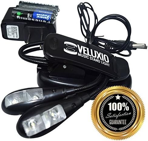 Veluxio Premium Clip On Music Stand Light