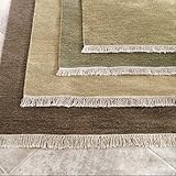 IMAGE OF Sumak Indoor Area Rug - Solid Light Green, 9' x 12' - Frontgate
