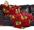 Chicago Blackhawks NHL Adult Huddler Fleece Throw Chicago Blackhawks NHL Adult Huddler Fleece Throw