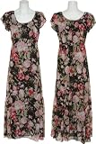 ROMEO & JULIET COUTURE Chiffon Rose Print Maxi Dress[RJ24017]