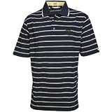 Cutter & Buck Michigan Wolverines Navy Blue Pennant Polo