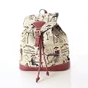 Women's Canvas Small Backpack Rucksack Fashion Bags / Coffee, Tea or Me?