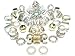 Scarf Jewelry Scarf Rings Wholesale Super Package 36pcs Scarf Bails Slides Tubes Rings Free Shipping