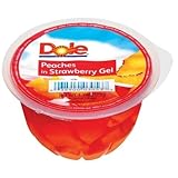 UPC 038900030537 product image for Dole Peach in Strawberry Gel, 4.3-Ounce Cups (Pack of 36) | upcitemdb.com