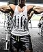 SLSY Men's Gym Tank Top Power Lift Y Back Workout Bodybuilding Stringer Tanks