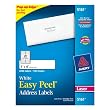 Avery Easy Peel White Mailing Labels for Laser Printers, 1 x 4 Inch, Box of 2000 (5161)