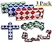 Magic Snake Cube Twist Puzzle Bundle of 3! 36 Wedges! 3 Large Cubes (Large 3 Pack)