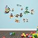 Decowall, DW-1310, Pirates & Treasure Island children's wall stickers