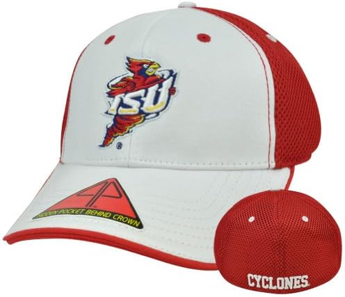 NCAA Butter Pro Pocket Flex Fit L/XL Construct Hat Cap Mesh Iowa State Cyclones