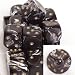 16mm d6 Black Marbleized Rounde Edge Dice with Pips