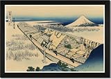 Framed Art Poster 20x30, Ushibori in Hitachi Province