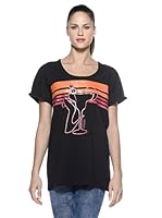 Lollipops Maxi Camiseta Manga Corta Mary (Negro)