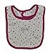 Calvin Klein Infant Girls Berry & Multi Color 3 Pack Bibs