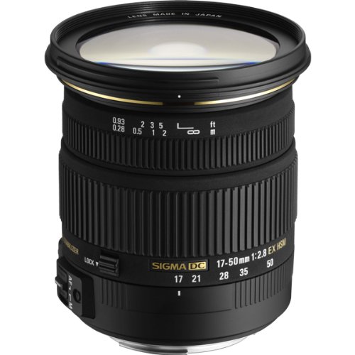 Sigma 17 50mm f/2.8 EX DC OS HSM FLD Large Aperture Standard Zoom Lens for Canon Digital DSLR Camera