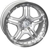 (4) SILVER 19 INCH MERCEDES BENZ WHEELS RIMS