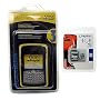 Combo Otterbox Defender Black/Black Case and 4GB MicroSDHC Class 4 Memory Card with SD Adapter for Blackberry Curve 8300 8310 8320 8330