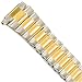 Watch Band Expanion Ladies Two Tone Gold and Silver fits 11mm to 14mm