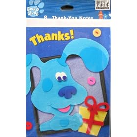 Blue's Clues Thank You Notes - 8 Pack by Blue's Clues