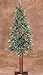 2' Alpine Frosted Artificial Christmas Tree W/ Pine Cones - Pre-Lit Clear Lights