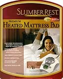 Sunbeam Full SlumberRest Camelot Haven Cotton Electric Heated Mattress Pad, 300 Thread Count