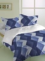 Leitmotiv Juego de Funda Nórdica Jacquard Mysterious (Azul)