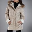 BGSD Women's Hooded Faux Suede Parka Jacket with Raccoon Fur Trim