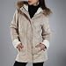 BGSD Women's Hooded Faux Suede Parka Jacket with Raccoon Fur Trim