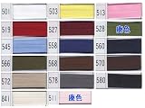 YKKファスナー 〔＃580黒〕No.4ビスロン止14cmファスナー5本単位 黒留