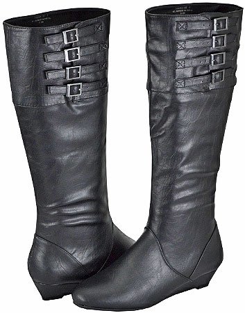 Bamboo Tamara-35 Black Women Casual Boots