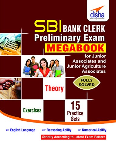 SBI Bank Clerk Preliminary Exam MegaBook - (Guide + 15 Practice Sets)