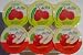 Cocon - Nata De Coco Jelly Sampler Value Pack (Apple, Lychee) - 4 X 6 Cups (6.3 Lb) + 1 Free Bag of Candy!