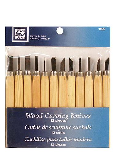 Loew-Cornell Wood Carving Knives 12-CountB004BNA9OY : image