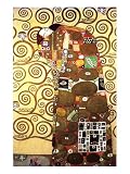 Fulfilment By Gustav Klimt Highest Quality Art Print Poster - Size: 18 X 24