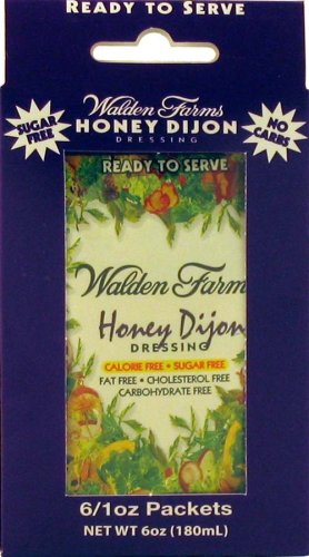 Walden Farms Honey Dijon Salad Dressing Packets - Six 1 oz. packets per box by Walden Farms