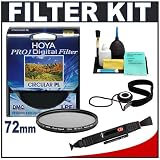 51%2BK8LbeiCL. SL160  Hoya DMC Pro1 Digital 72mm Circular PL Polarizer Lens Filter + Accessory Kit for Canon, Nikon, Sony, Olympus & Pentax Lenses